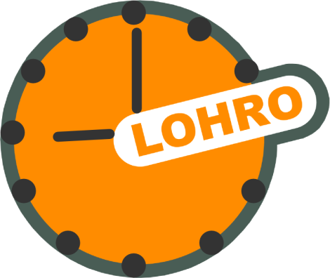 LOHRO Uhr 9 Uhr