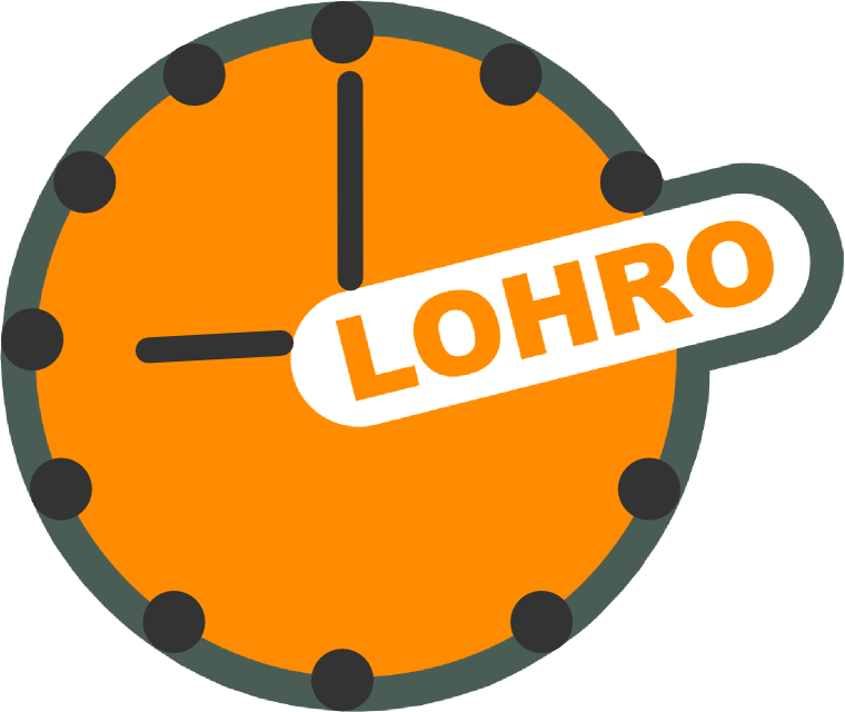 LOHRO Uhr 9 Uhr