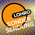 LOHRO Logo mit illustiertem Stern herum und Ausrufezeichen