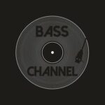 Logo Bass Channel Schallplattenspieler schwarz