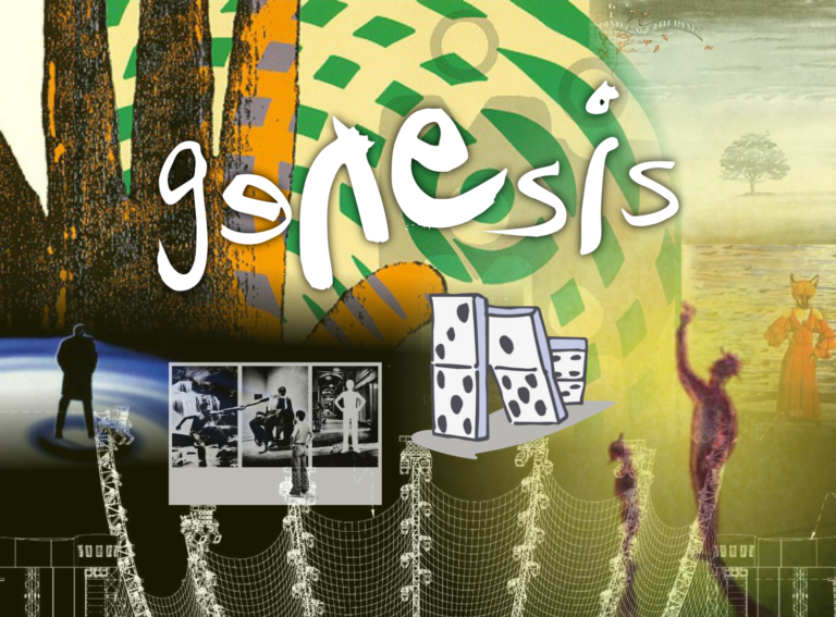 Collage aus Genesis-Album-Covern
